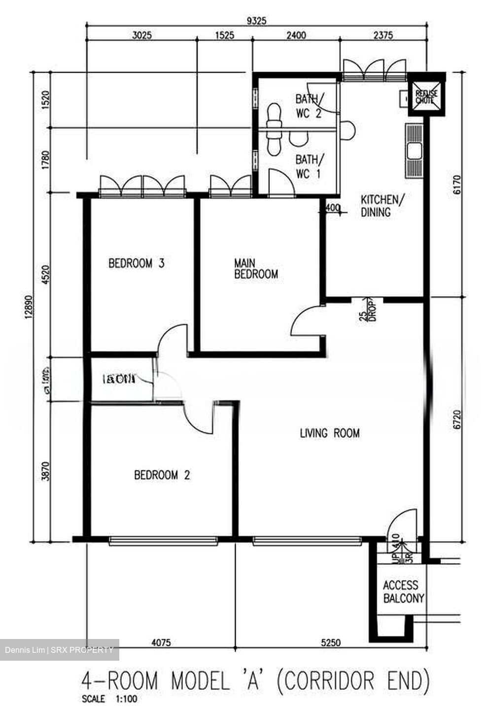 Blk 129 Bukit Batok West Avenue 6 (Bukit Batok), HDB 4 Rooms #537196491